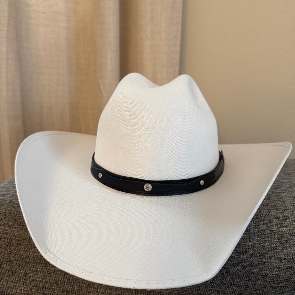Stetson White Cowboy Hat